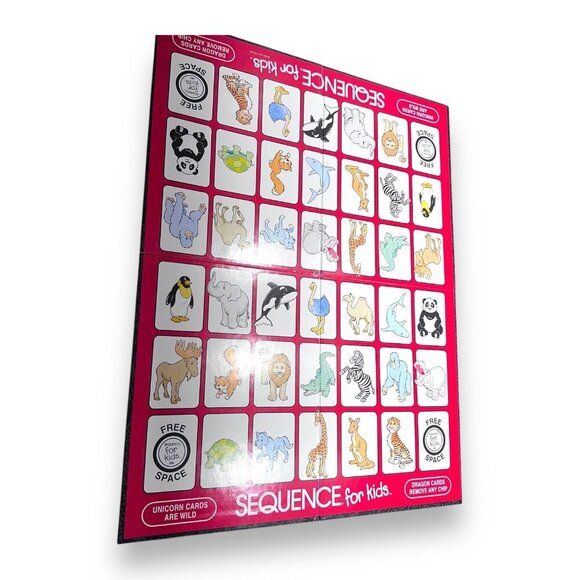 Sequence For Kids Board Game By Jax Ages 3 to 6 - Instructions are NOT Included - Picture 9 of 16